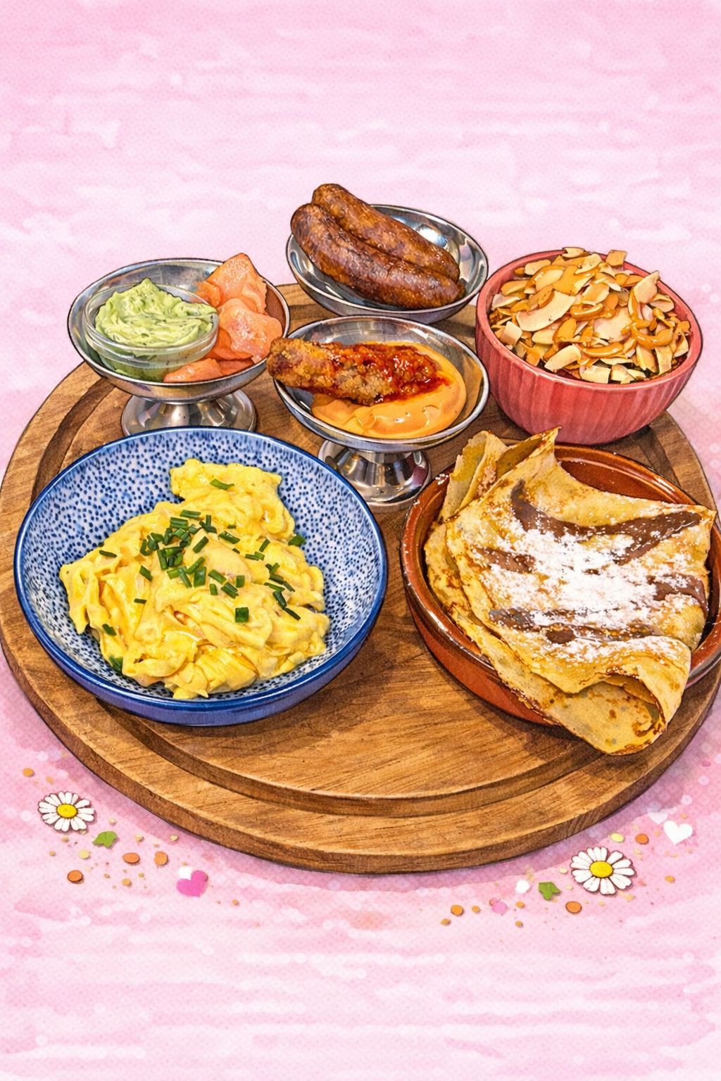 Brunchretter på Café Oscar i Bredgade