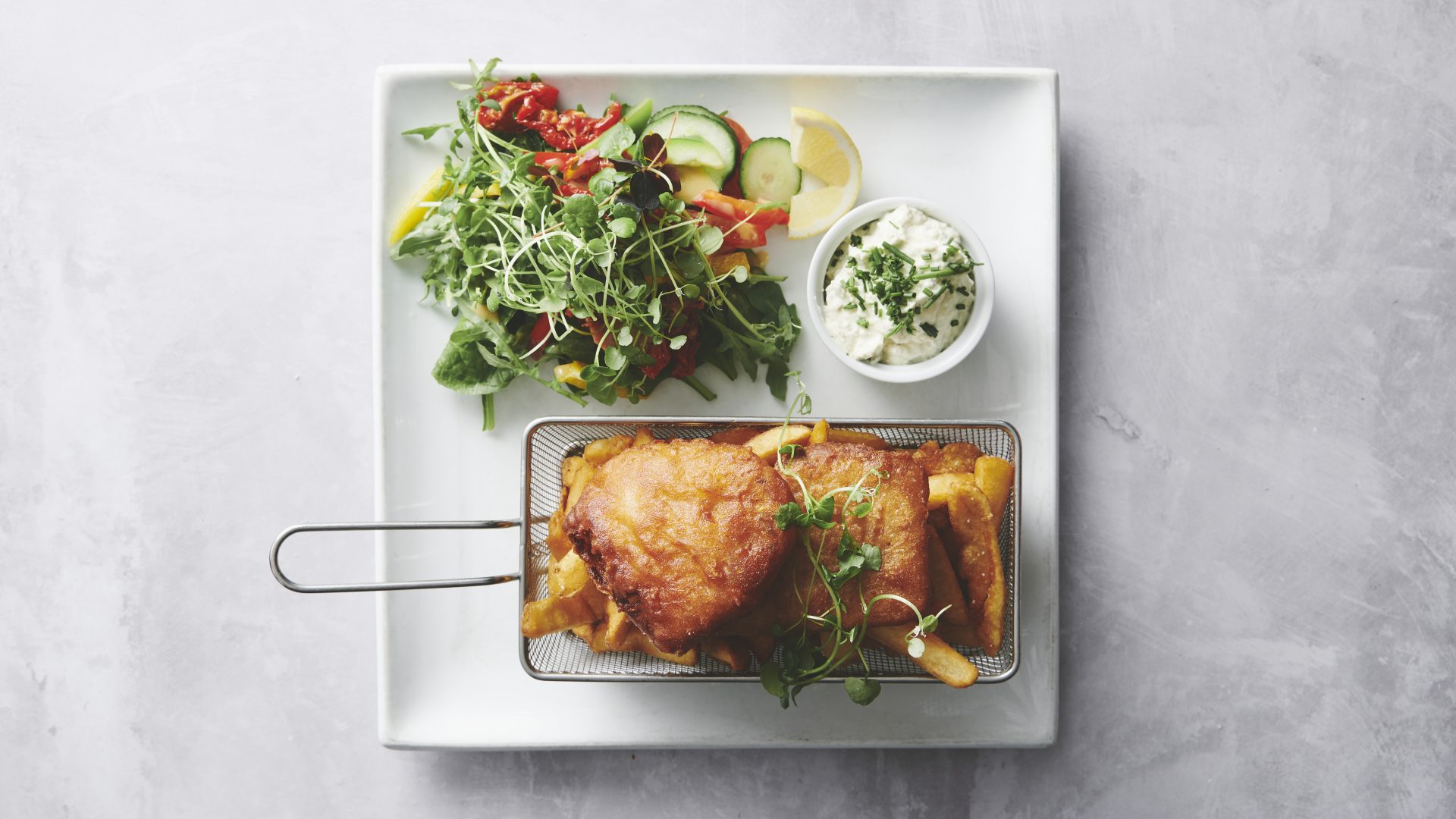 Frokostretter hos Café Oscar nær Kongens Nytorv